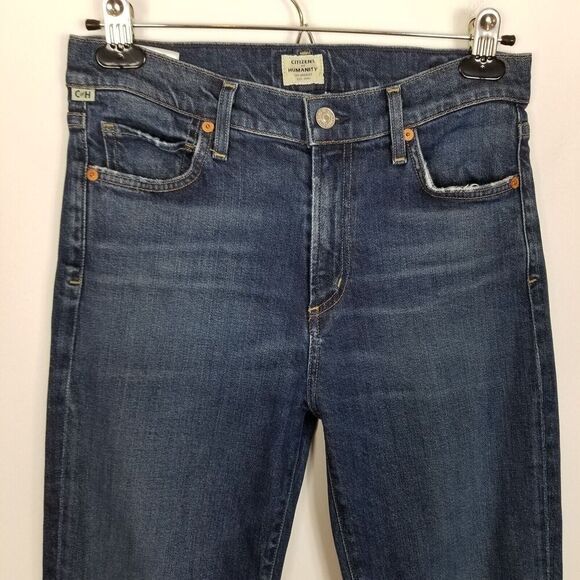 Cirizens of Humanity Premium Vintage Harlow Ankle Jeans Size 27 Mid Rise Blue - Picture 2 of 9